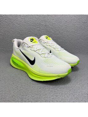 Nike Vomero 18 Womens 10 Shoes White Electric Green Volt Running Sneakers